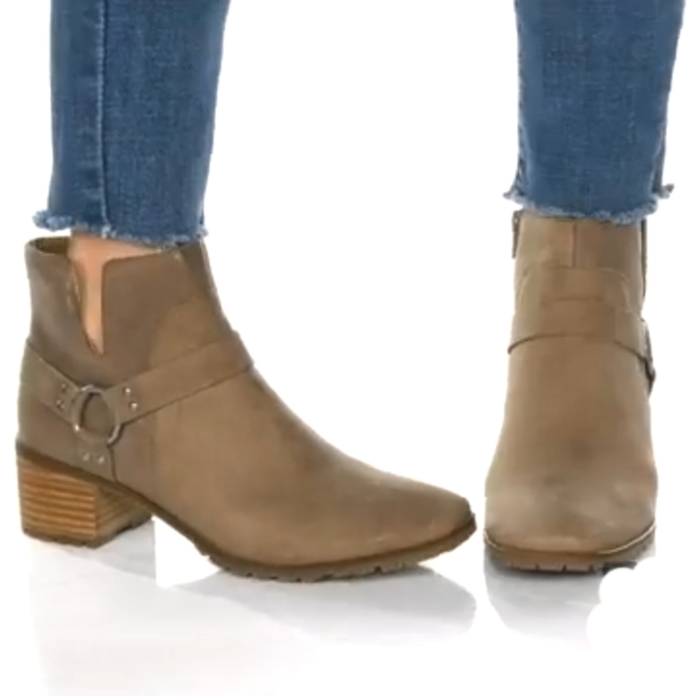 Lucky Brand Walnut Harness Strap Booties - Picture 10 of 10